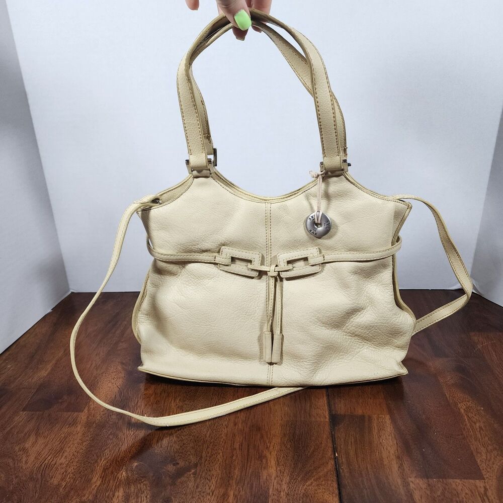 Yellow Shoulder Crossbody Bag Purse Leather